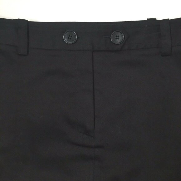 AK Anne Klein Knee Skirt Womens size 8 Straight Stretch Black MSRP $99 - Picture 3 of 6